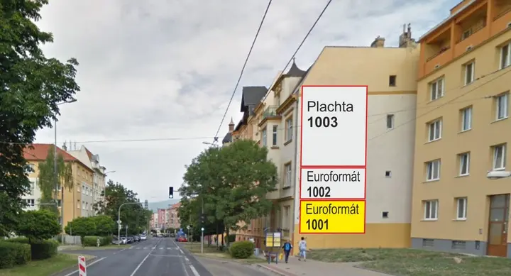 Reklamní plocha #3 – billboard, Teplice