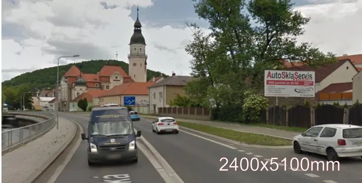 Reklamní plocha #7 – billboard, Teplice