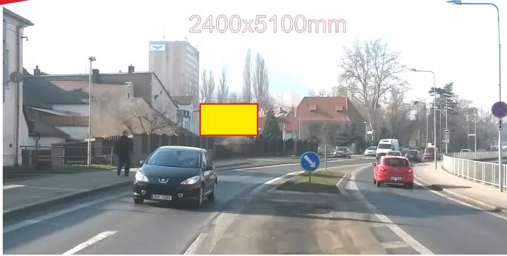 Reklamní plocha #8 – billboard, Teplice